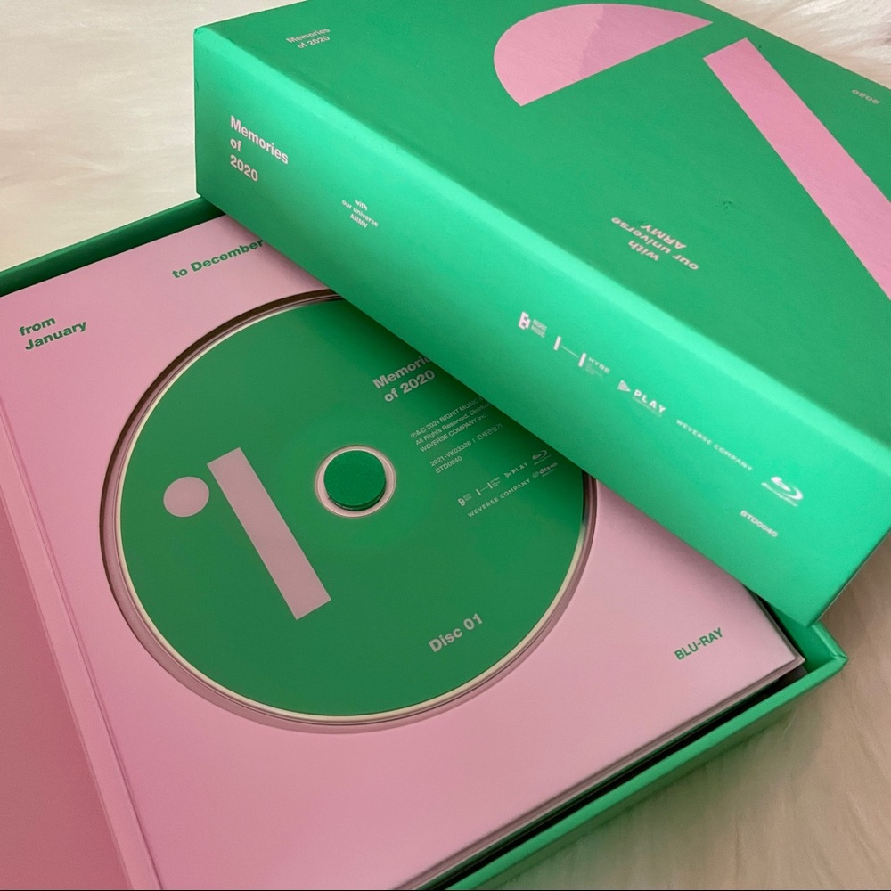 BTS Unsealed Memories 2021 Blu-Ray Discs (No Inclusions)